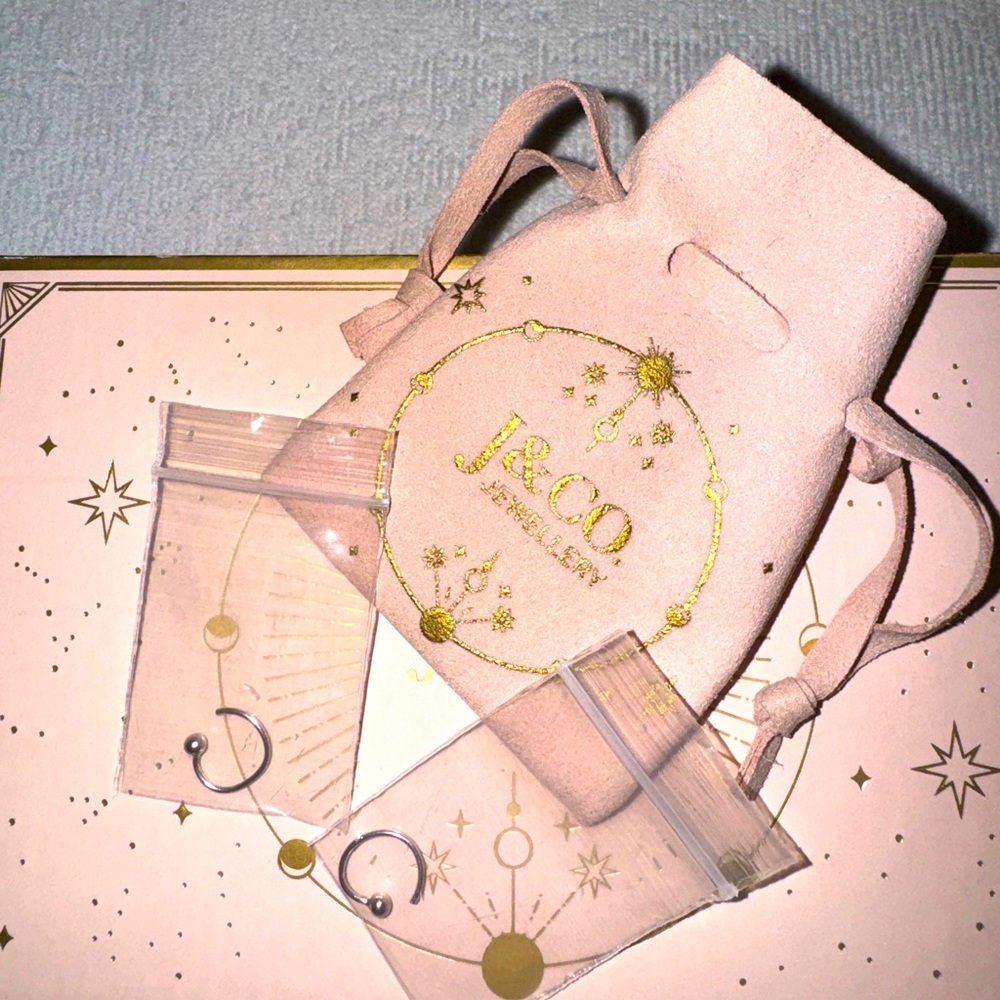 New Silver Ball Huggies Hoop Earrings